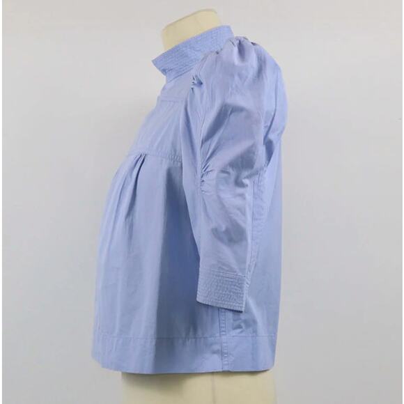 Chloé Pleated Cotton Top - Picture 3 of 8